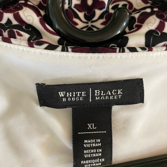 WHBM top in XL. Sleeveless geometric pattern - Picture 2 of 13